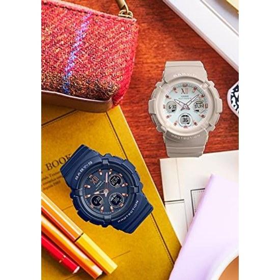 Casio Wristwatch Baby-G Domestic Regular Product Radio Solar BGA-2800-4A2JF Ladies Pink Beige