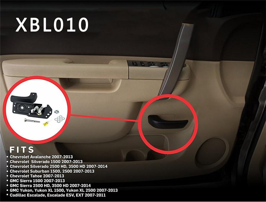 LH Driver Inner Door Handle Repair Kit For 07-13 Chevy Silverado Sierra 20833606