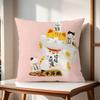 cushion cover Comfortable soft cat Pillow Japanse Case lucky for Sofa Living Room Home office Decor Protective Covers
