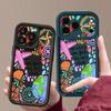Cartoon Fire Balloon Pattern Case For iPhone 17 Pro Max Shockproof Silicone Bumper Cover For iPhone 16 Pro Max Funda iPhone 15 14 13 12 11 16E Air