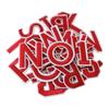 Pack Of 72 Embroidered Alphabet Number Patches Durable Iron On Applique For Clothing Bags DIY Crafts