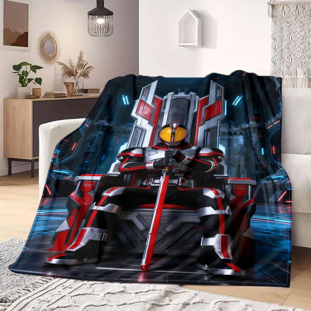 Kamen Rider Zero-One Flannel Blanket Warm,Comfortable,Suitable for Bedrooms,Sofas,Beds,Chairs,Picnics,Travel