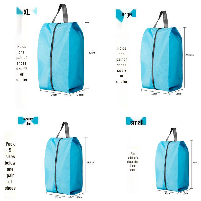 Przenośna, Składana Torba do Przechowywania Butów - Pyło- i Wilgocioodporna, Duża Pojemność, Wielorozmiarowa