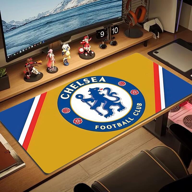 X0827046Chelsea Print  Cushion Non-slip Laptop Tablet Big Mousepad XXL Mat Mini PC Playmat With Lock edge