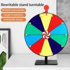 Big Turntable Prize Wheel 12 Inch with Stand Spinning Roulette Wheel for Carnivals Trade Shows Dry