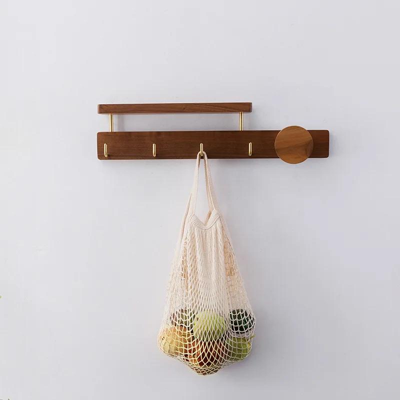 

Деревянная вешалка для одежды, крючок для настенной вешалки для одежды в винтажном стиле, для гостиной, роскошная офисная мебель для дома