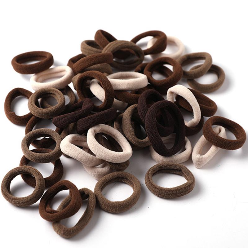 1 Stück Bonbonfarbene Haargummis für Kinder Mädchen Elastisches Gummiband Haargummis Baby Kleines Haarband Pferdeschwanzhalter Haaraccessoires