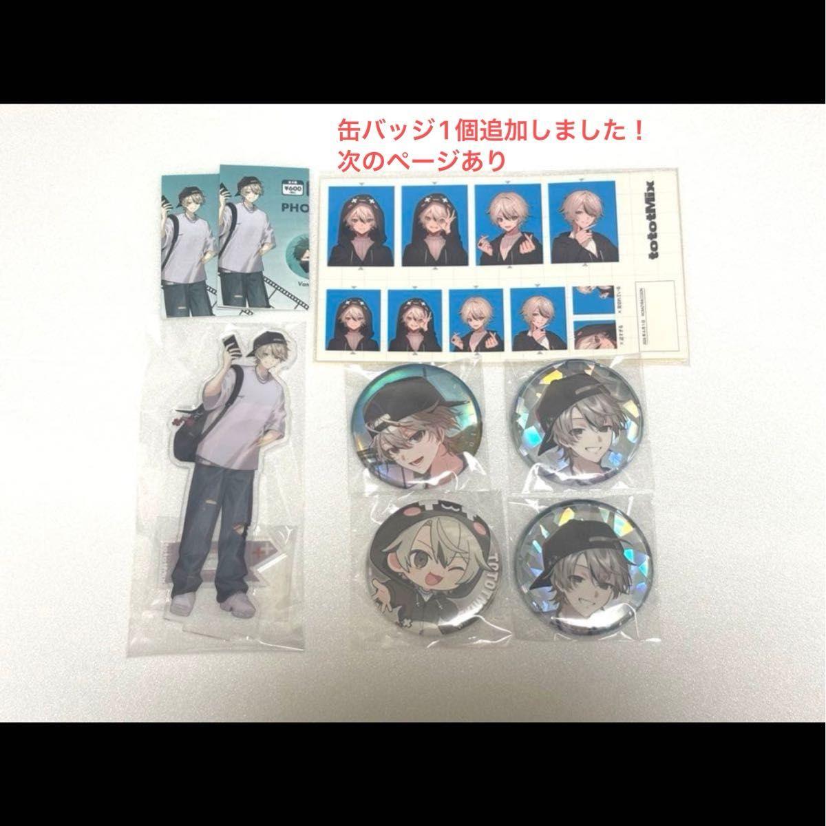 Used CR Photo Day Totomix Can Badge Sticker Acsta