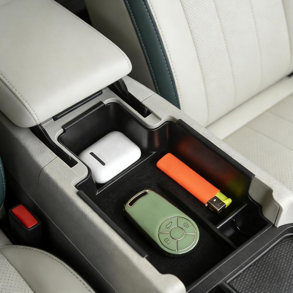 ABS Car Central Armrest Storage Box for GWM ORA 03 Good Cat Funky Ora Cat 2026-2026 Center Console Tray Organizer Accessories
