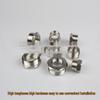 304 Stainless Steel Reducing Nipple, Male/Female, Thickened, 6-Point to 4-Point, 4-Point to M14 Pressure Gauge Adapter