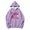 Unisex Long Sleeve Hoodie with Print and Pocket
