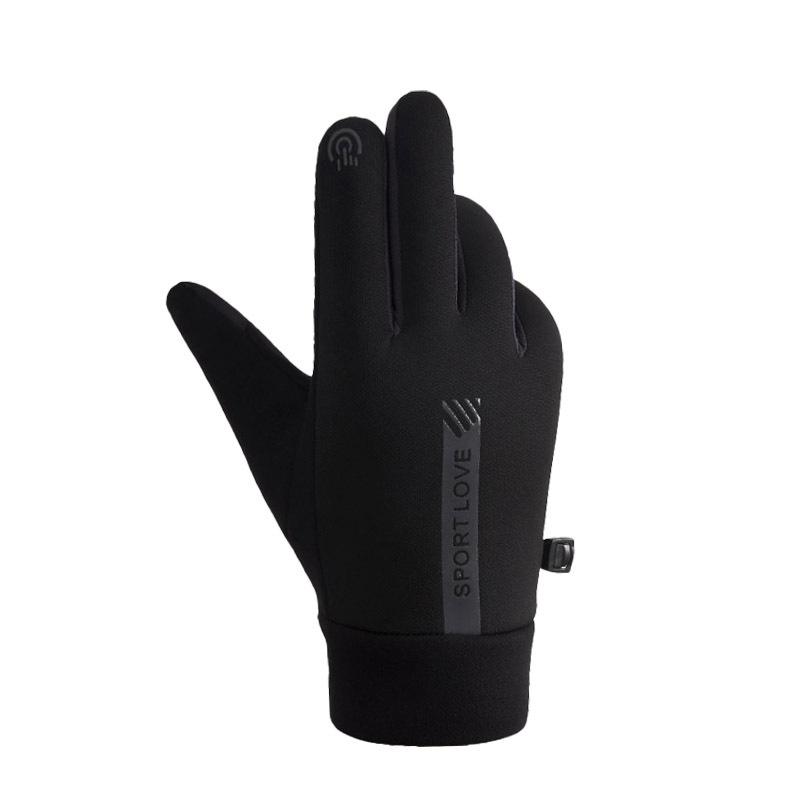 Men and Women Water Proof Wind Proof  Cold Proof Plus Velvet Touch Screen Warm Gloves Couple Cycling Sports Travel Outdoor