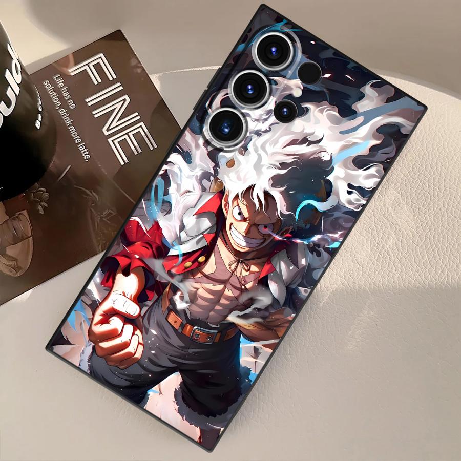 Cool Luffy Anime Case for Samsung Galaxy S22 S23 FE S9 S20 S25 Ultra S24 Plus S21 Funda Phone Cover