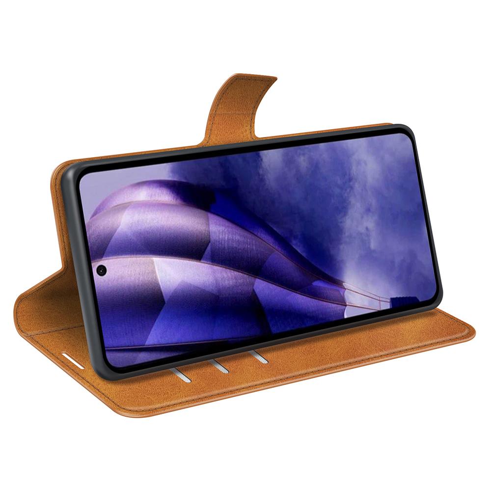 For HMD Skyline Stand Case Anti-Scratch Calf Texture Leather Phone Cover