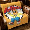Cartoon A-Arthur-r Throw Thick Comfort Flannel Quilt, Multi-scene Use Indoor Outdoor Daily Nap