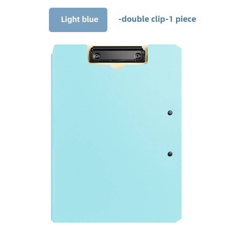 NEW A4 File Folder Clipboard Writing Pad Memo Clip Board Double Clips Organizer School Office Stationary Office file folder