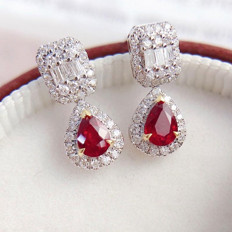 Cross-border New Earrings Silver Water Drop Earrings First Jewelry Women s Earrings