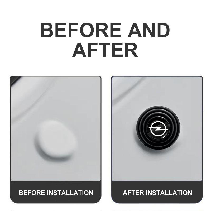 Auto Tür Kollisionsschutz Silikonpads Stoßdämpfer Dichtung Geeignet Für Opel Crossland Crossland-X Mokka Combo Cascada Monza