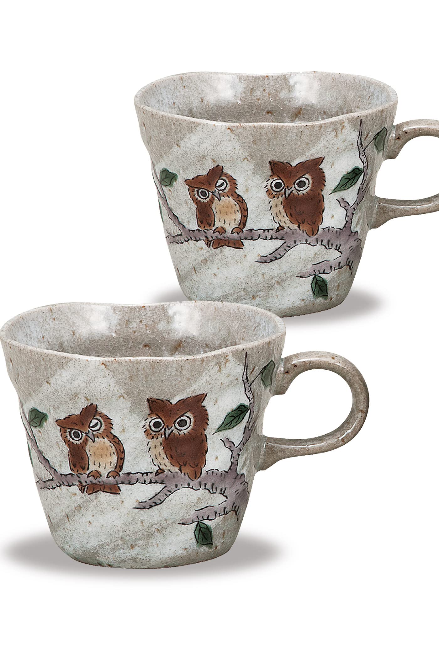 

Waza no Kura Стильный набор кружек Кутани Керамика Сова Роскошный бренд Посуда Сделано в Японии