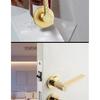 Bedroom Split Door Lock Room Wooden Door Mute Golden Door Handle Indoor Household European Bathroom Universal Door Lock