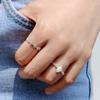 47Bag 925 Silver Layered Cubic Ring Sierra