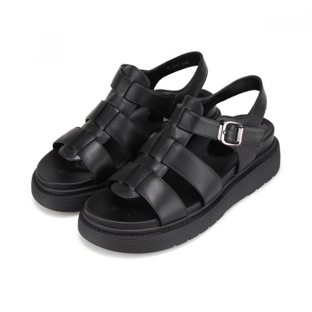 Barbara Women Foam Mold Casual Fisherman Sandals 3cm Blj347 225/01.black