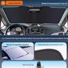 Geely Car Sunshade: Heat-Insulation Windshield Curtain for 25 Models, including Xingyue L, Xingyuan, Xingrui, Emgrand, Boyue L, and Panda MINI.