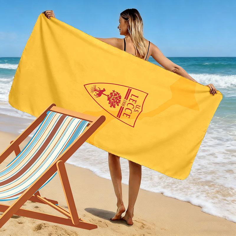 Lecce Spirit Print Beach Towel, Large Soft Quick Dry Towel for Beach Camping Swimming