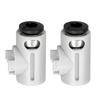 Fresh A1mini 2 Pack Feed Pipe Connector-PTFE Tube Adapter For Bambu Lab A1mini 3D Printer-Upgraded Guide Rings Included