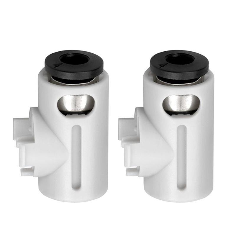 

Fresh A1mini 2 Pack Feed Pipe Connector-PTFE Tube Adapter For Bambu Lab A1mini 3D Printer-Upgraded Guide Rings Included