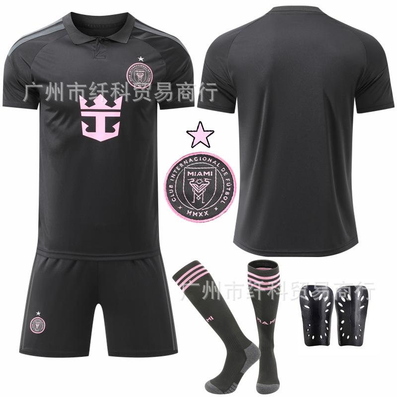 2025-26 Miami Away Black No. 10 Messi Football Jersey Set Jersey 9 Suarez New Original