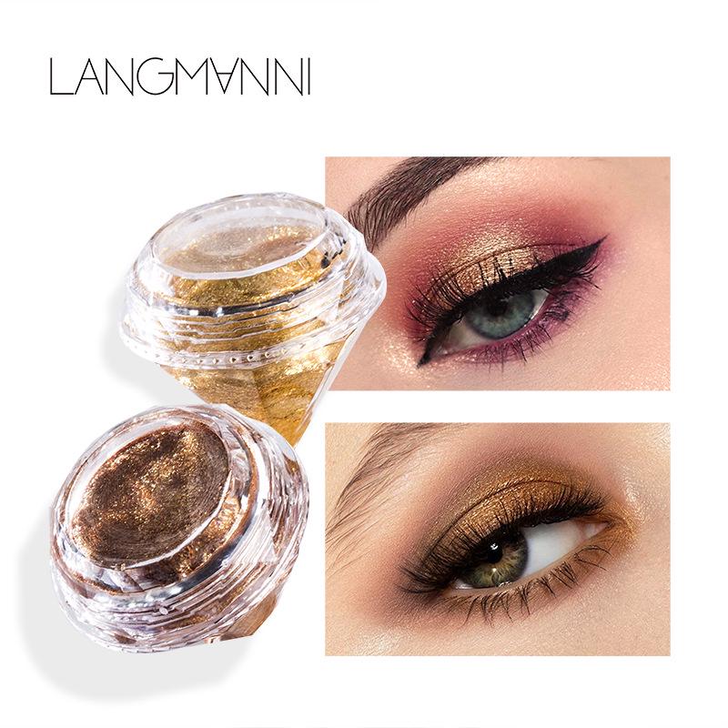 6 Colors Diamond Pearlescent Liquid Eye Shadow Sparkling Colorful Eye Shadow Stage Eye Shadow Cream