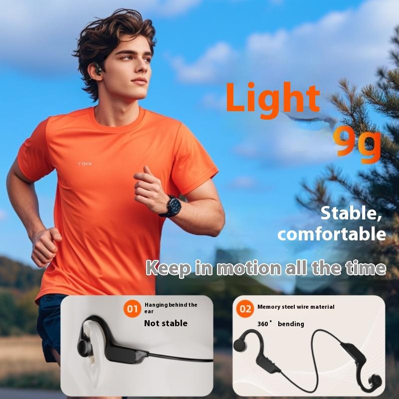 Bone Conduction Bluetooth Headset G3 Non-in-ear Ear Hanging Painless Waterproof Running Sports Headset