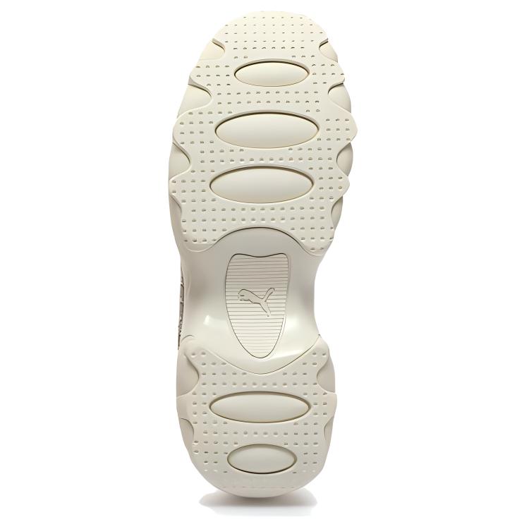 New PUMA Pulsar Wedge Low Top Chunky Sneakers Women's White Brown 400492-02