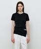 MONGDOL 2-Way Button Layered Round Neck Knit Black Mdkt133Black