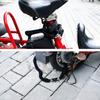 Motorcycle Chain Lock with Protective Sheath & 3 Keys, Security Padlock for Scooter, E Bike, and Bicycles Parking