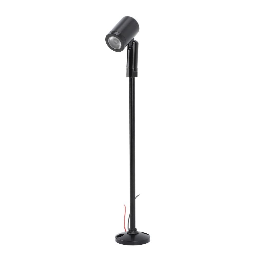 2 Pack DC12V LED Mini Spotlight Aluminum Body Upright Mini Spotlight Plants Display