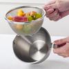 304 Stainless Steel Measuring Cup with Handle Scale Large Capacity Multifunction Egg Liquid Mixing Bowl Kitchen Supplies