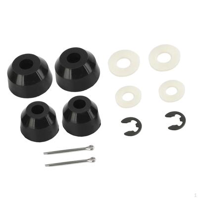 Inner Outer Tie Rod Poly Boots Kit Accessories, Practical Professional Easy To Install Spare Parts