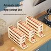 Dual-Layer Egg Rolling Storage Rack for Refrigerator Doors