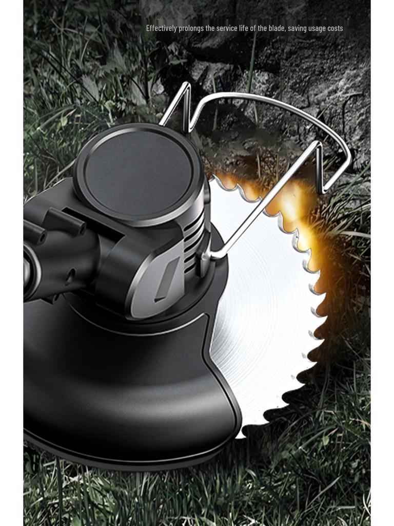 Cordless Rechargeable Lawn Mower & Handheld Electric Grass Trimmer