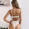 Women Erotic Underwear One Piece Lace Jumpsuit Babydoll Backless Pajamas Ladies Sexy Lingerie Bodysuit Sheer Erotic Clothes