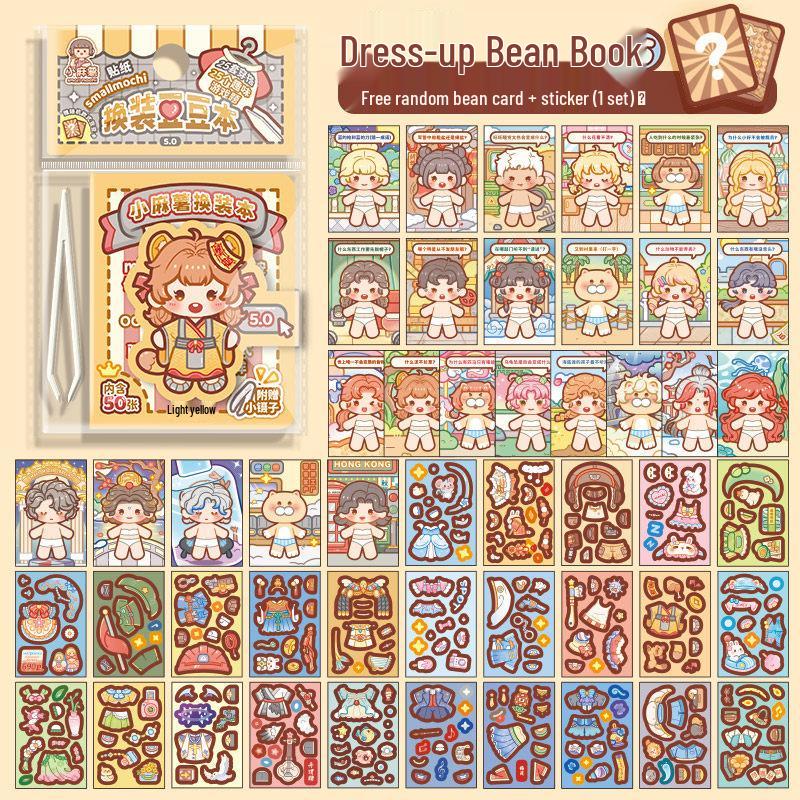 Little Mochi 6.0 Outfit: Complete Children's DIY Miniature Scene Decoration Sticker Set