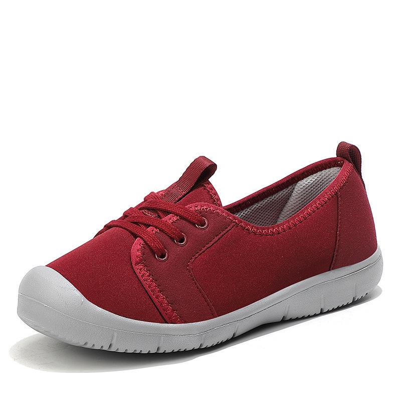 

2024 Spring and Autumn New Fashion Comfortable Breathable Casual Shoes Sleeve Mom Shoes Lightweight Soft Sole Non-slip Large Size Women s Shoes 35