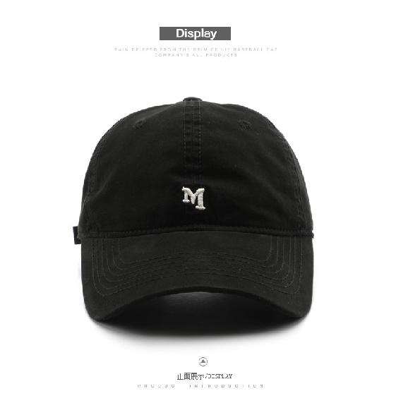 Women's Letter Embroidered Washed Baseball Cap, Outdoor Men's Sports and Travel Sun Hat