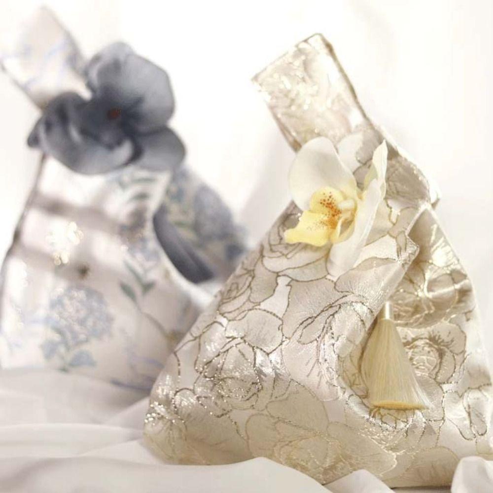 Temperament Chinese Style Handbag Orchid Flower Wedding Candy Bag  Cheongsam Accessories