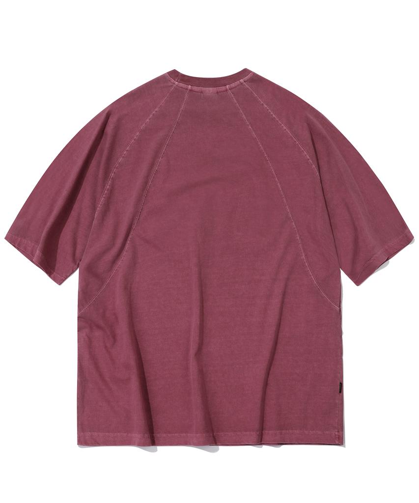 CPGN STUDIO Cp Pigment Cutout Short Sleeve T-Shirt Dusty Pink