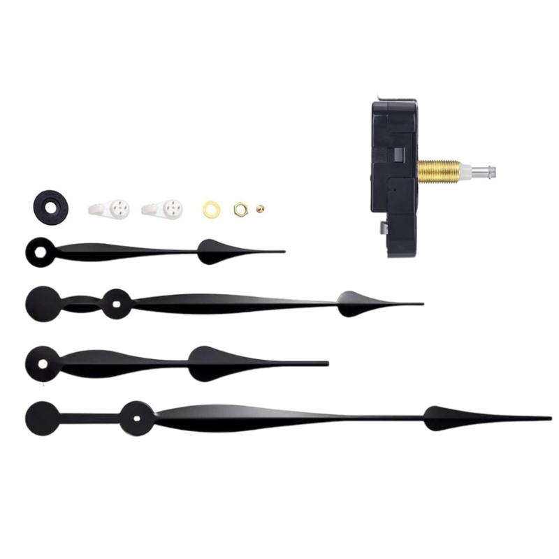 

DIY High Torque Clock Movement Set Long Shaft Mechanism Clock Movement for Large Wall Clocks 1