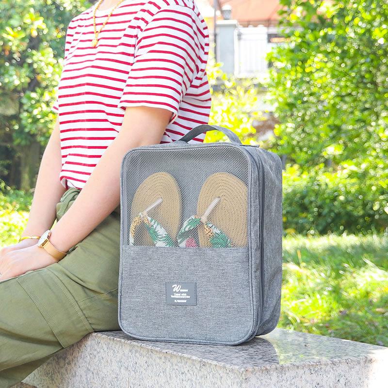 Wodoodporne pudełko na buty podróżne Przenośna torba wykończeniowa do przechowywania butów z suchą i mokrą separacją