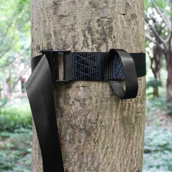 Tree Stand Hunting Harness with Carabiner Adjustable Heavy Duty Quick-Connect Treestand Belt Safety Strap Hunting